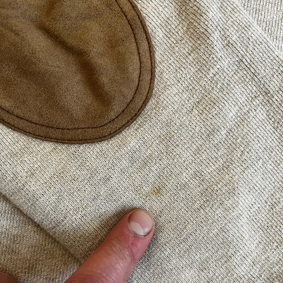 Ralph Lauren Shawl Collar Sweater Oatmeal - Picture 5 of 6